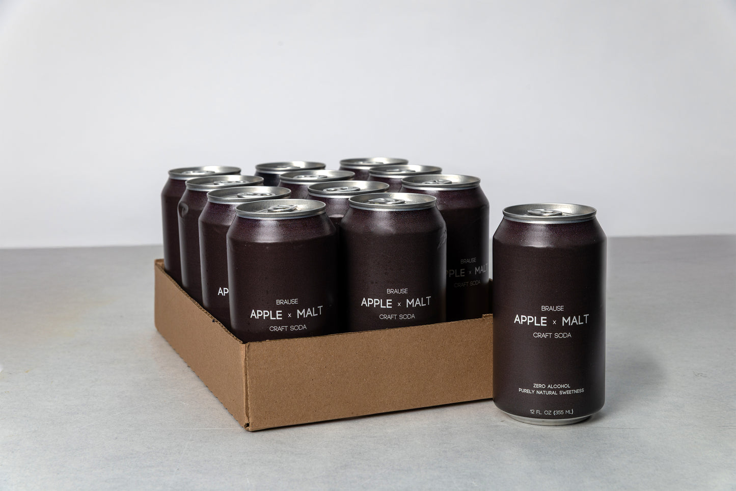 12-Pack Case Brause Apple x Malt Craft Soda