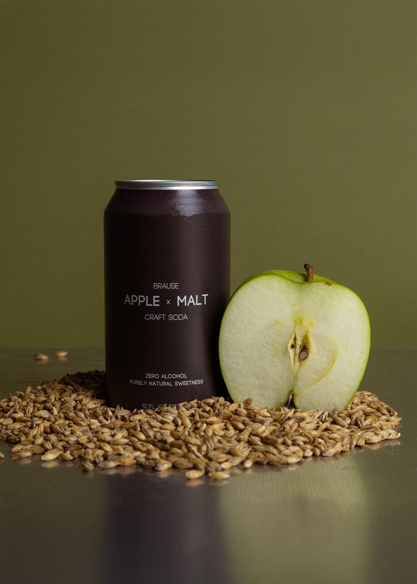 12-Pack Case Brause Apple x Malt Craft Soda